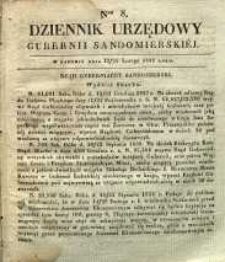 Dziennik Urzędowy Gubernii Sandomierskiej, 1838, nr 8