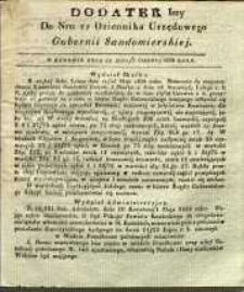 Dziennik Urzędowy Gubernii Sandomierskiej, 1838, nr 22, dod. I