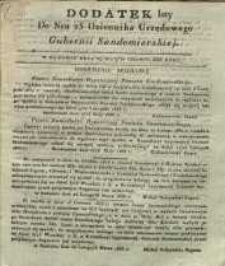 Dziennik Urzędowy Gubernii Sandomierskiej, 1838, nr 23, dod.