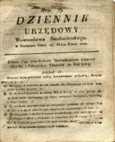 Dziennik Urzędowy Województwa Sandomierskiego, 1820, nr 19