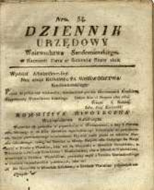 Dziennik Urzędowy Województwa Sandomierskiego, 1820, nr 34