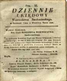 Dziennik Urzędowy Województwa Sandomierskiego, 1820, nr 36