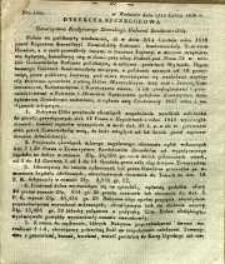 Dyrekcya szczegółowa Towarzystwa Kredytowego Ziemskiego Gubernii Sandomierskiej, 1838, nr 1401