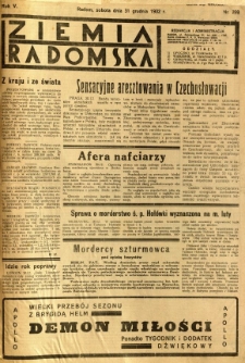 Ziemia Radomska, 1932, R. 5, nr 299