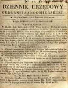 Dziennik Urzędowy Gubernii Sandomierskiej, 1839, nr 15