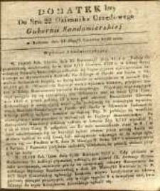 Dziennik Urzędowy Gubernii Sandomierskiej, 1839, nr 22, dod.