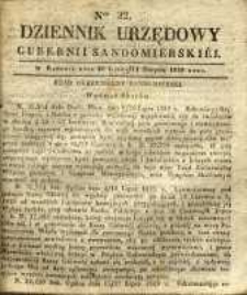 Dziennik Urzędowy Gubernii Sandomierskiej, 1839, nr 32