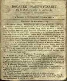 Dziennik Urzędowy Gubernii Sandomierskiej, 1839, nr 48, dod. nadzwyczajny
