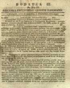 Dziennik Urzędowy Gubernii Radomskiej, 1849, nr 35, dod. III