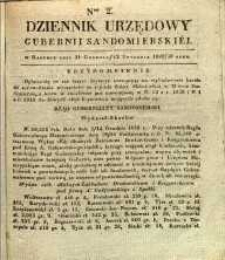 Dziennik Urzędowy Gubernii Sandomierskiej, 1840, nr 2