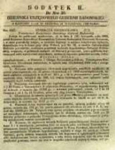 Dziennik Urzędowy Gubernii Radomskiej, 1849, nr 36, dod. II