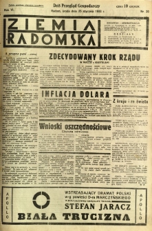 Ziemia Radomska, 1933, R. 6, nr 20