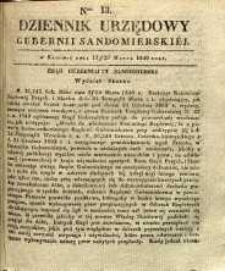 Dziennik Urzędowy Gubernii Sandomierskiej, 1840, nr 13
