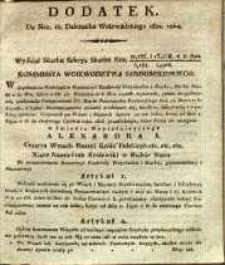 Dziennik Urzędowy Województwa Sandomierskiego, 1822, nr 18, dod.