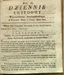 Dziennik Urzędowy Województwa Sandomierskiego, 1822, nr 25