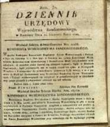 Dziennik Urzędowy Województwa Sandomierskiego, 1822, nr 30