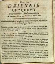 Dziennik Urzędowy Województwa Sandomierskiego, 1822, nr 35