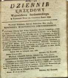 Dziennik Urzędowy Województwa Sandomierskiego, 1822, nr 48