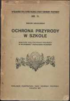 Ochrona przyrody w szkole