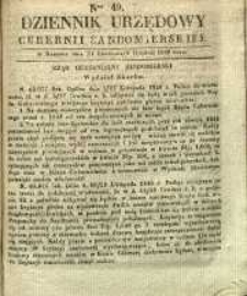 Dziennik Urzędowy Gubernii Sandomierskiej, 1840, nr 49
