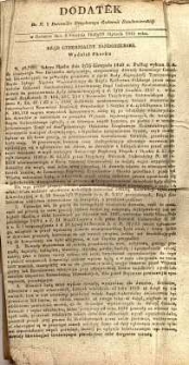 Dziennik Urzędowy Gubernii Sandomierskiej, 1841, nr 3, dod. II
