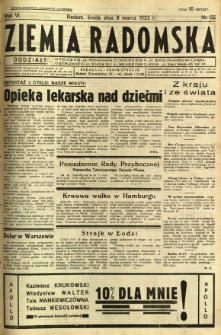 Ziemia Radomska, 1933, R. 6, nr 55