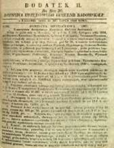 Dziennik Urzędowy Gubernii Radomskiej, 1850, nr 30, dod. II