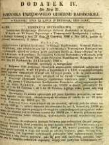 Dziennik Urzędowy Gubernii Radomskiej, 1850, nr 31, dod. IV