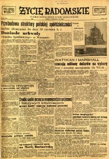 Życie Radomskie, 1948, nr 98