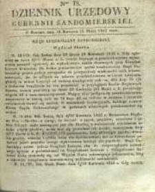 Dziennik Urzędowy Gubernii Sandomierskiej, 1842, nr 18