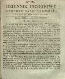 Dziennik Urzędowy Gubernii Sandomierskiej, 1842, nr 25