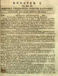 Dziennik Urzędowy Gubernii Radomskiej, 1850, nr 35, dod. I