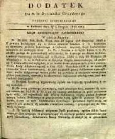 Dziennik Urzędowy Gubernii Sandomierskiej, 1842, nr 33, dod.