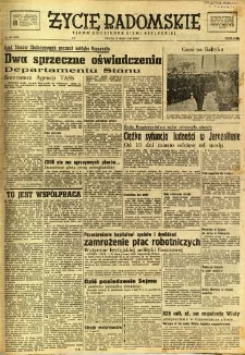 Życie Radomskie, 1948, nr 138