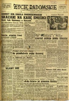 Życie Radomskie, 1948, nr 151