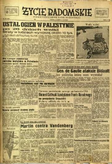Życie Radomskie, 1948, nr 160