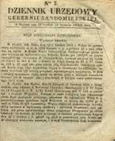 Dziennik Urzędowy Gubernii Sandomierskiej, 1843, nr 2