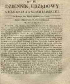 Dziennik Urzędowy Gubernii Sandomierskiej, 1843, nr 18
