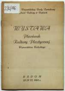 Wystawa Placówek Kultury Platycznej Województwa Kieleckiego