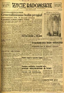 Życie Radomskie, 1948, nr 213