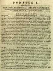 Dziennik Urzędowy Gubernii Radomskiej, 1850, nr 51, dod. I