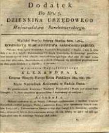 Dziennik Urzędowy Województwa Sandomierskiego, 1824, nr 7, dod.