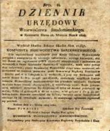 Dziennik Urzędowy Województwa Sandomierskiego, 1824, nr 11