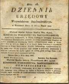 Dziennik Urzędowy Województwa Sandomierskiego, 1824, nr 18