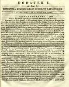 Dziennik Urzędowy Gubernii Radomskiej, 1852, nr 7, dod. I