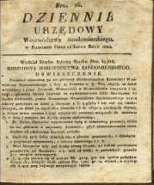 Dziennik Urzędowy Województwa Sandomierskeigo, 1824, nr 26