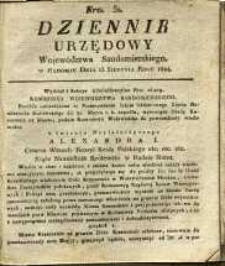 Dziennik Urzędowy Województwa Sandomierskeigo, 1824, nr 31