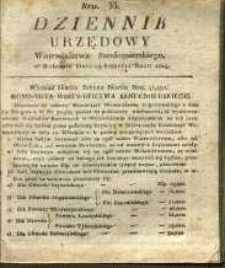 Dziennik Urzędowy Województwa Sandomierskeigo, 1824, nr 33