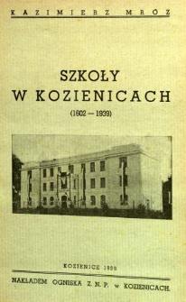 Szkoły w Kozienicach (1602-1939)
