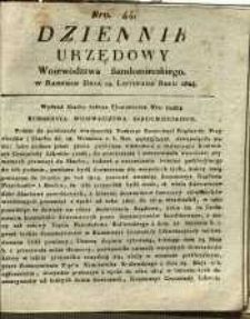 Dziennik Urzędowy Województwa Sandomierskeigo, 1824, nr 44